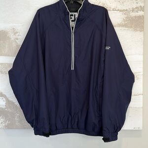 Foot Joy Navy Blue Rain Jacket - Tam O’Shanter Member Guest size XL